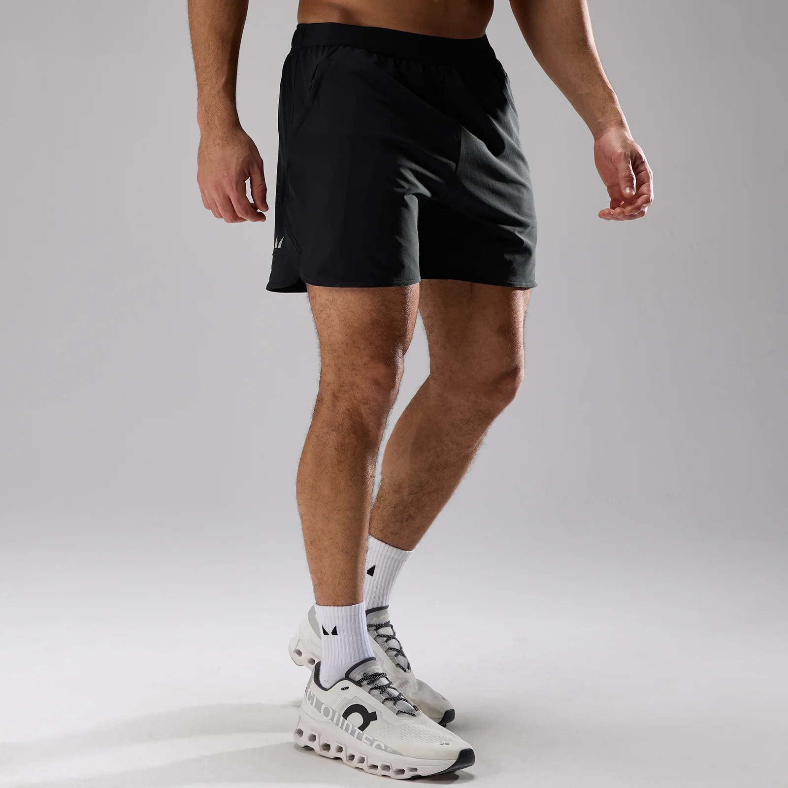 MP vyrų Training Ultra 5" 2 viename šortai – juodi - XS vaizdas 1