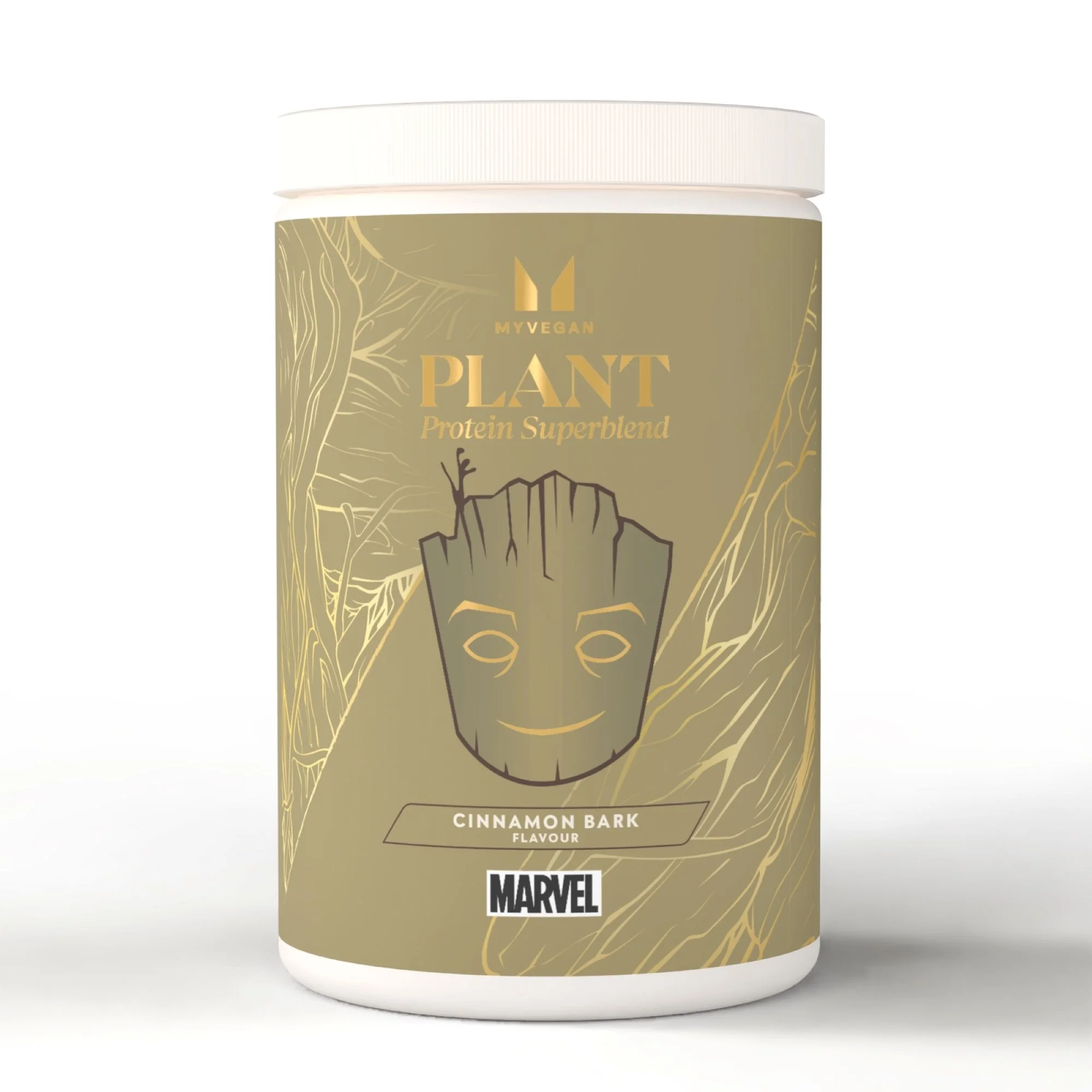 „Plant Protein Superblend“ – MARVEL – „Groot” - 20servings - MARVEL - Cinnamon Bark vaizdas 1
