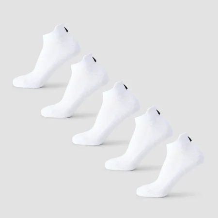 MP unisex sportinės kojinės (5 poros) - Baltos