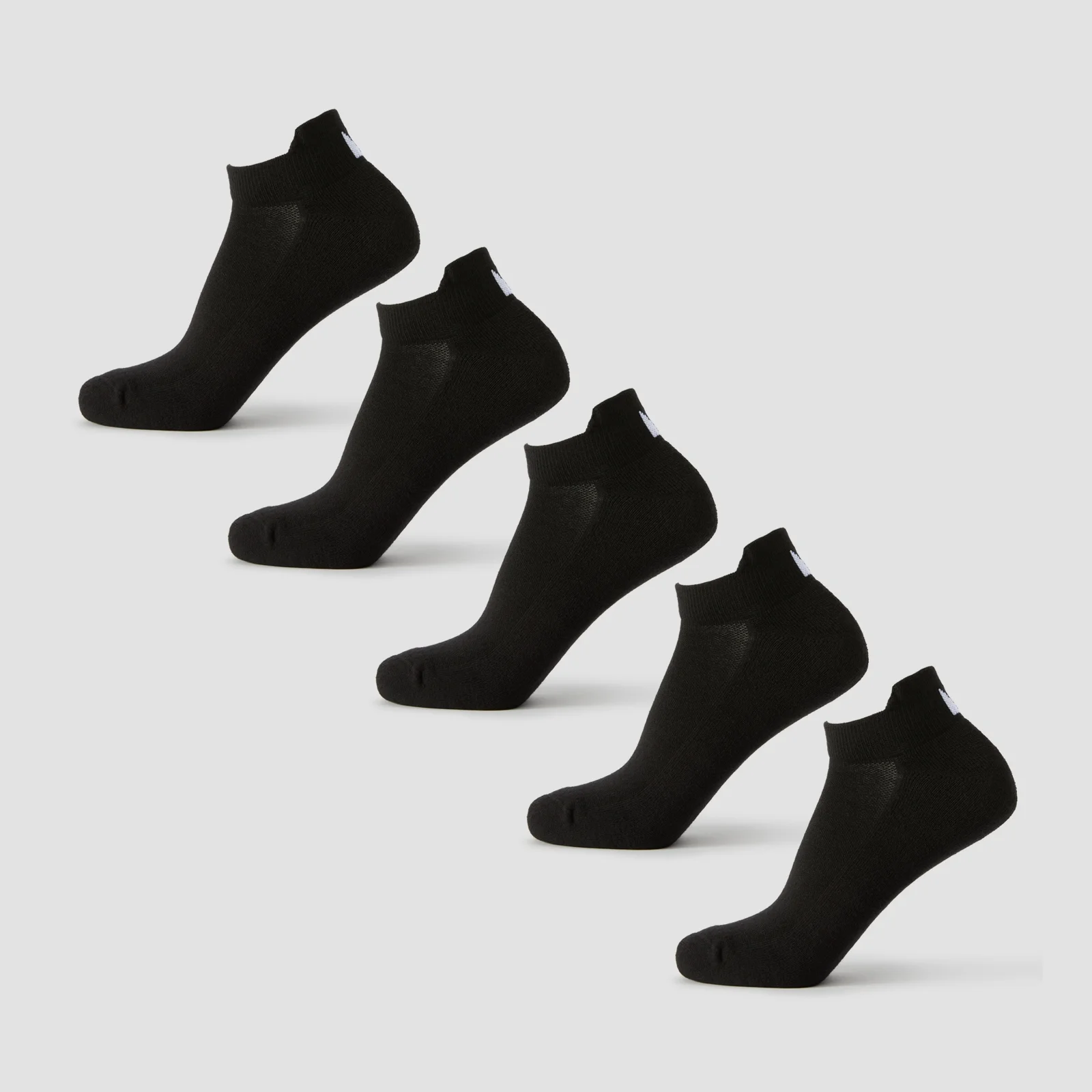 MP Unisex trumpos kojinės (5 poros) - Juoda - UK 6-8 vaizdas 1