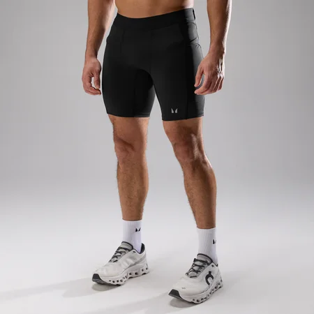 Vyrų Velocity Ultra su kišenėmis pusinės tamprės MP - Juoda