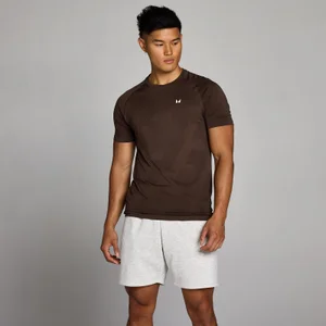 MP vyrų Tempo Pillar Graphic be siūlių marškinėliai - Rudi - Size XS