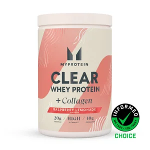 „Clear“ Protein | Išrūgos ir kolagenas - Flavour Raspberry Lemonade