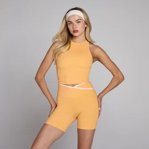 Moterų MP Tempo aukšta kaklo liemenėlė - Persikų - Size XXL