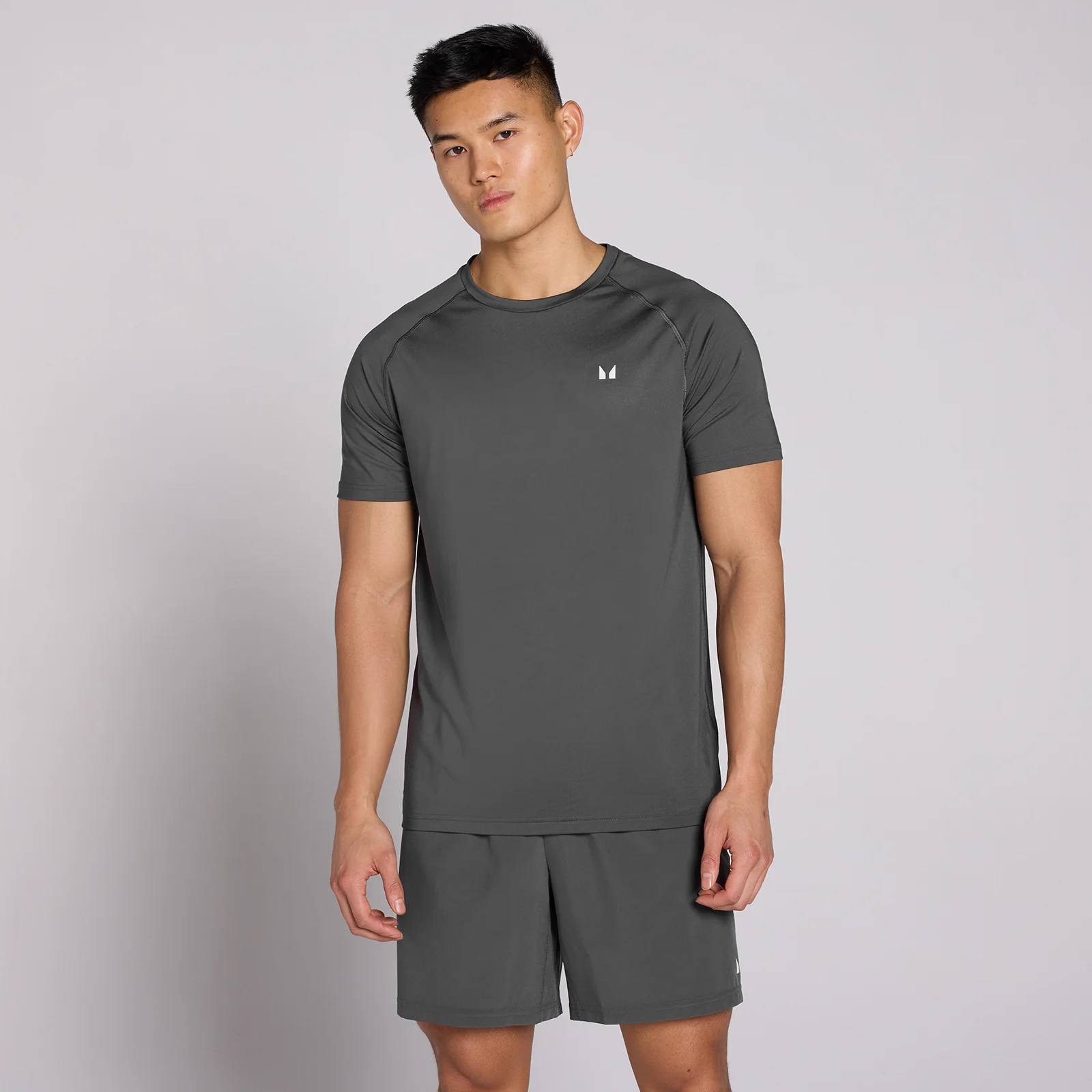 MP Men's Training Short Sleeve T-Shirt - Dark Grey - S vaizdas 1