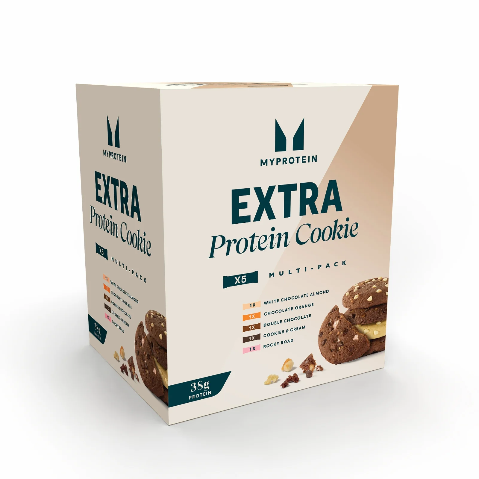 Baltyminis sausainis „Protein Cookie“ - 5cookies - Chocolate, Variety vaizdas 1