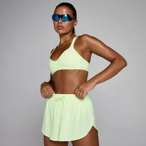 MP moterų „Tempo" sportinė liemenėlė su pasukta nugara – blankiai žalia - Size XL