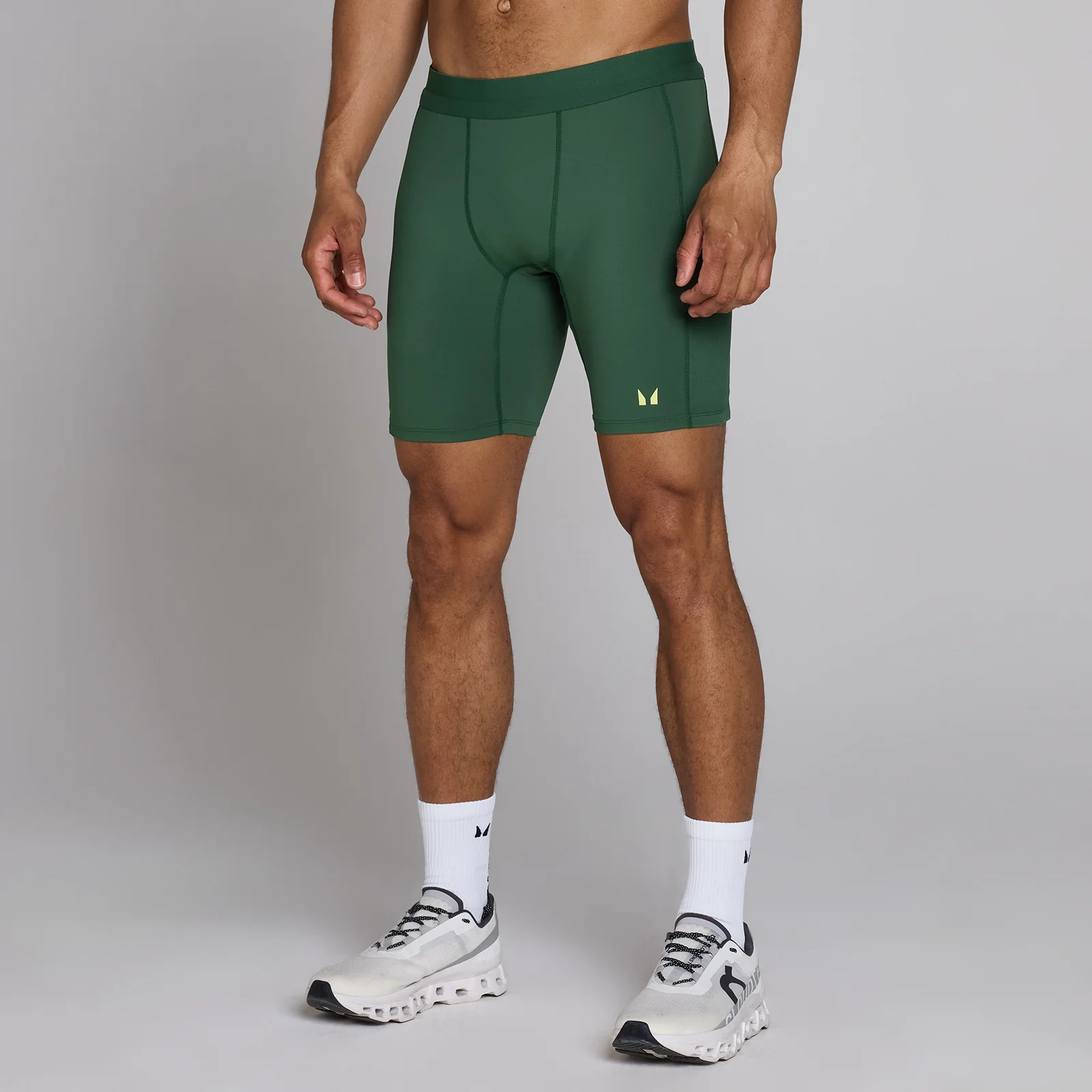 MP vyrų Hybrid su kišenėmis trumpos tamprės – žalia - XS vaizdas 1