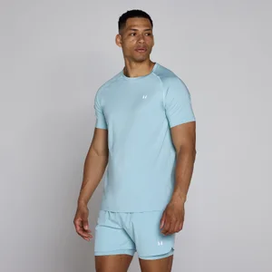 MP vyrų treniruočių marškinėliai trumpomis rankovėmis - šviesiai pilki - Size XS