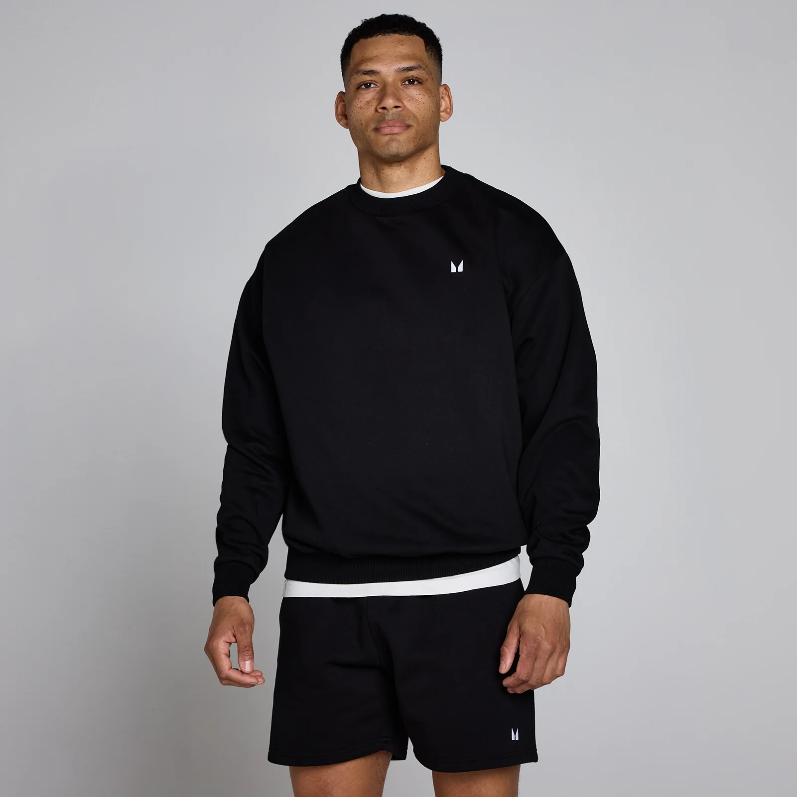 MP Men's Rest Day Oversized Sweatshirt - Black - XS vaizdas 1