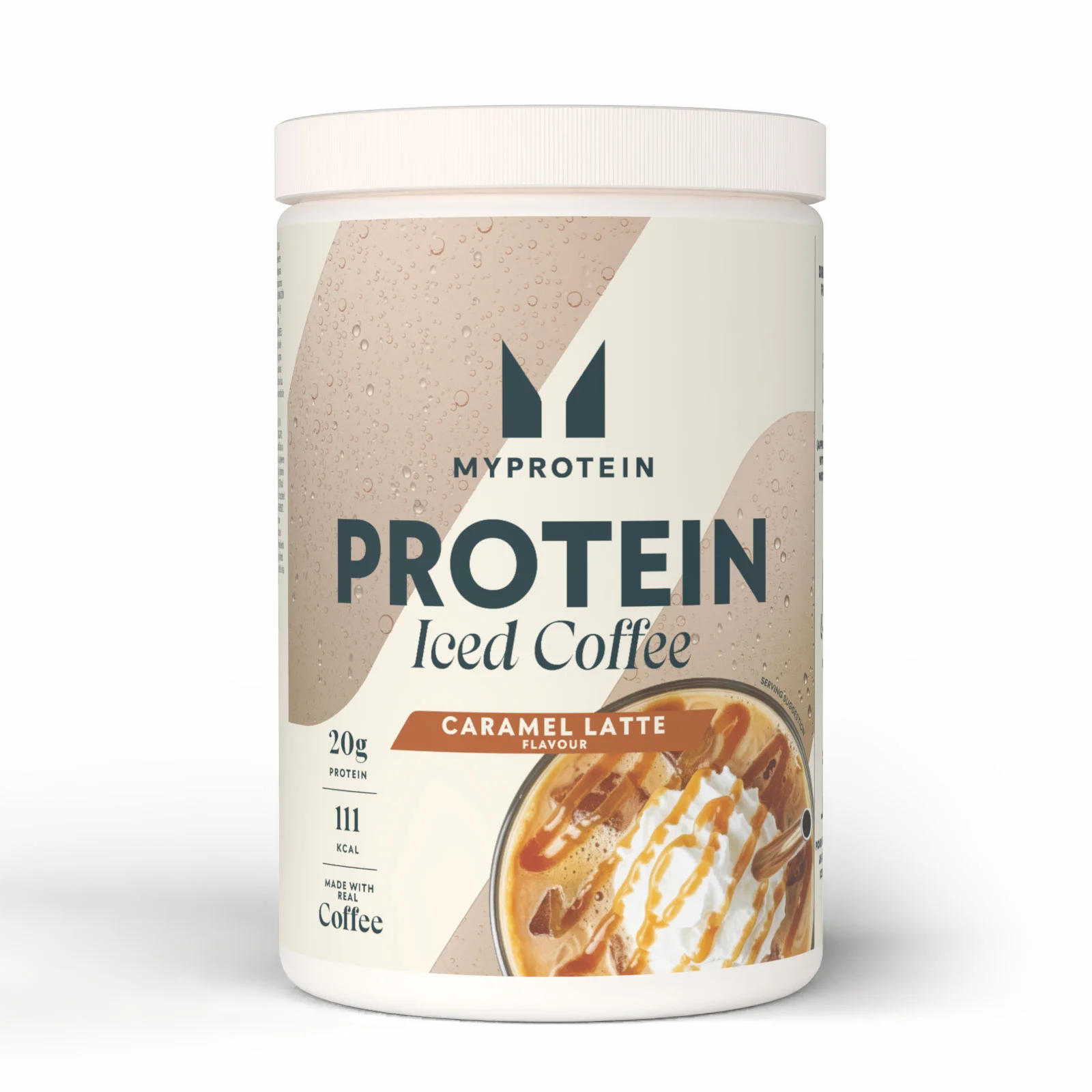 Protein Iced Coffee - 600G - 20Porcijos - Iced Caramel Latte vaizdas 1