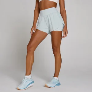 MP moterų Tempo Ultra klostytieji bėgimo šortai - Mėlyna aura - Size XS