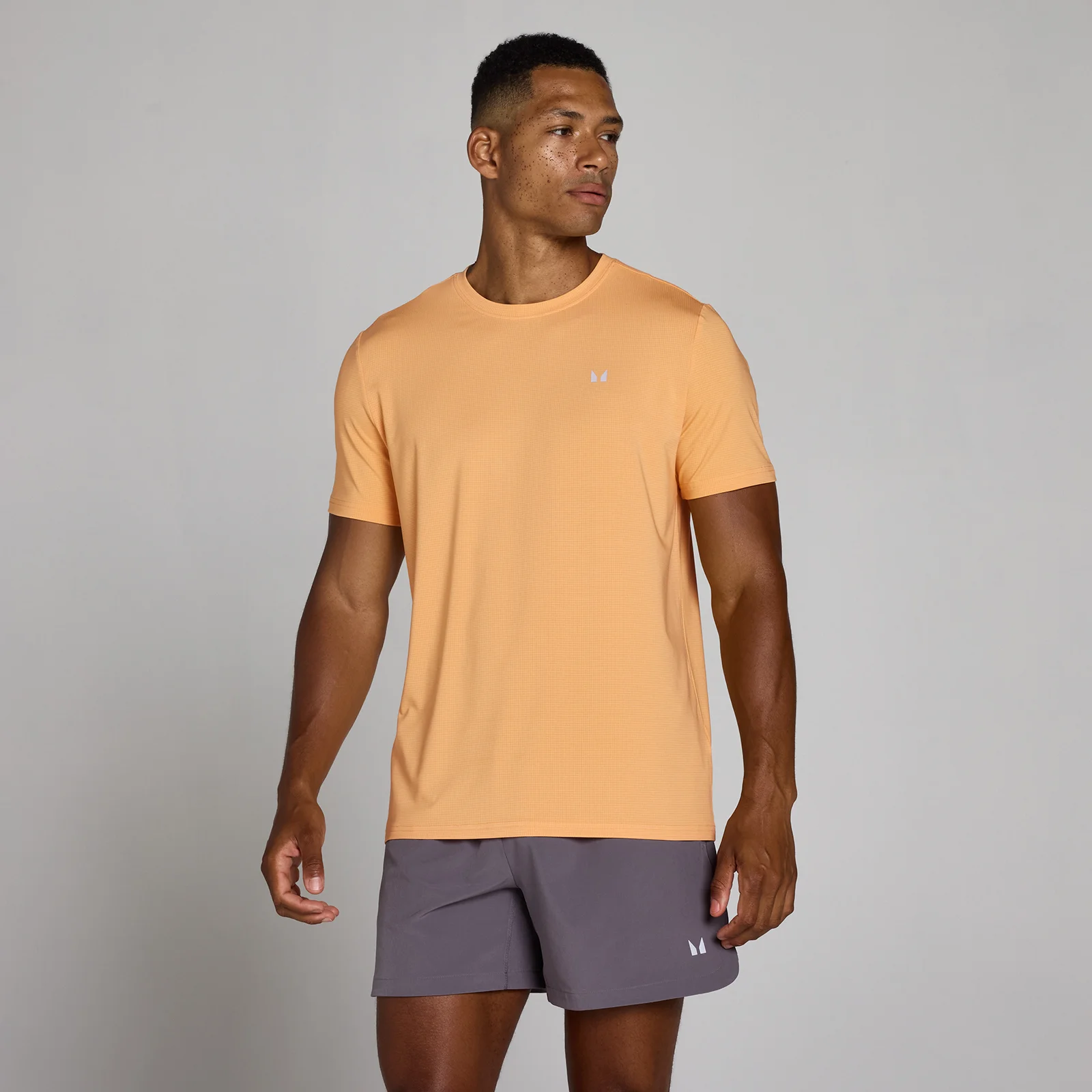 MP Men's Training Grid T-Shirt - Apricot - M vaizdas 1
