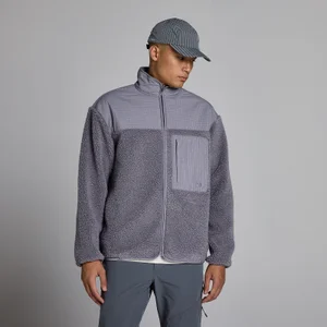 Vyriškas MP Borg flisinė striukė - Tamsiai pilka - Size XS