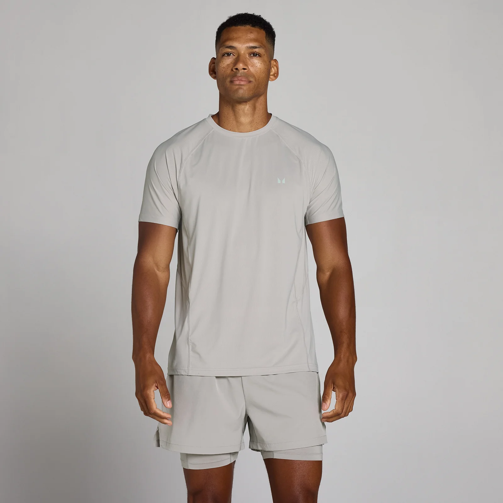 MP Men's Training Ultra Mesh T-Shirt - Chalk Grey - XS vaizdas 1