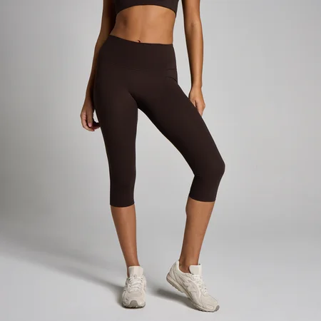 MP Moterų Tempo Capri Leggings - Kakava