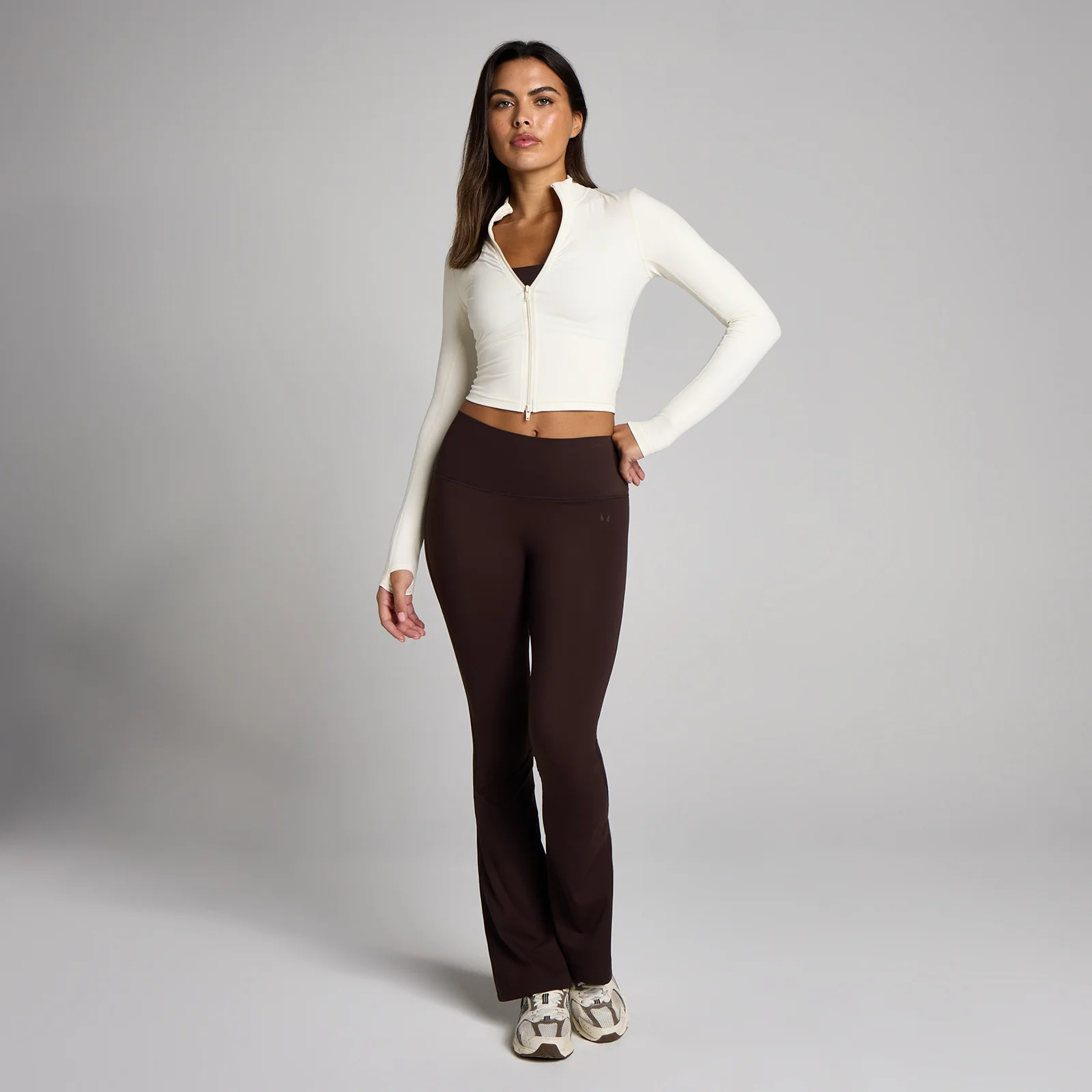 MP Moterų Tempo Cropped Striukė - Vanilė - L vaizdas 3