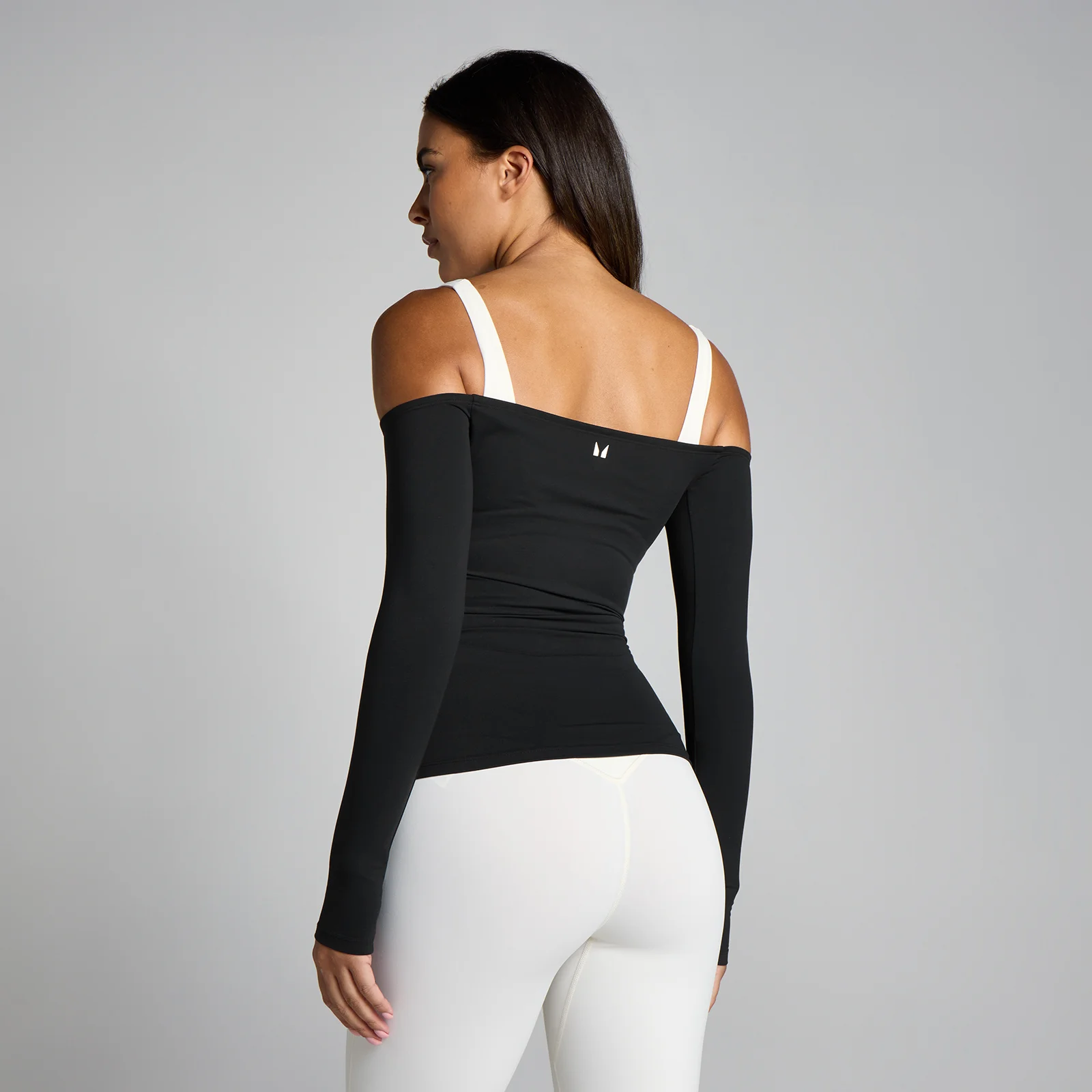 MP Moterų Tempo Off The Shoulder LS Top - Juoda - S vaizdas 2
