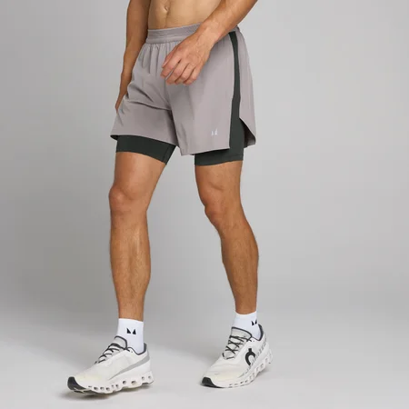 MP vyrų Velocity Ultra 5" 2 viename šortai - Grybų spalvos