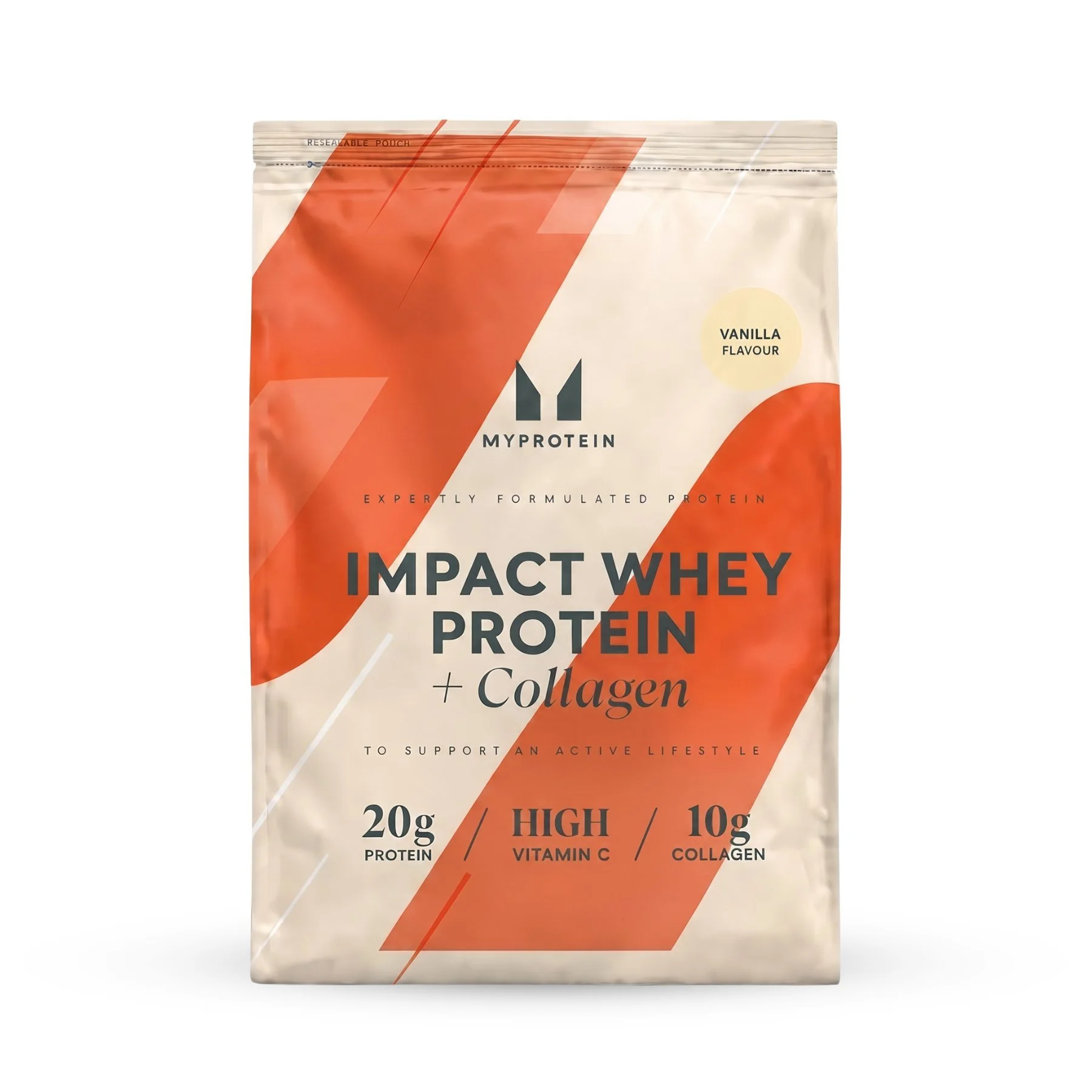 „Impact Whey Protein + Collagen“ - 750g - 30Porcijos - Vanilės vaizdas 1