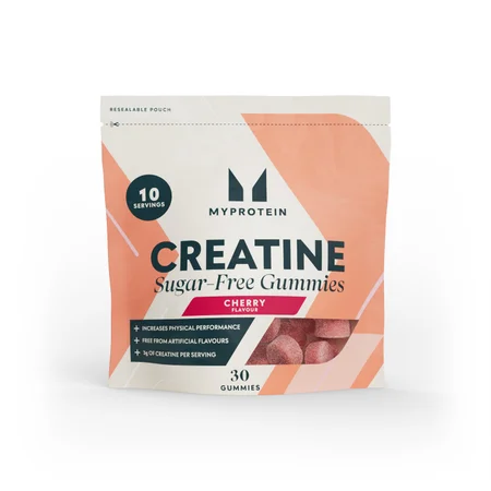 Kreатino guminukai be cukraus - 30 Gummies - 10Porcijos - Vyšnių