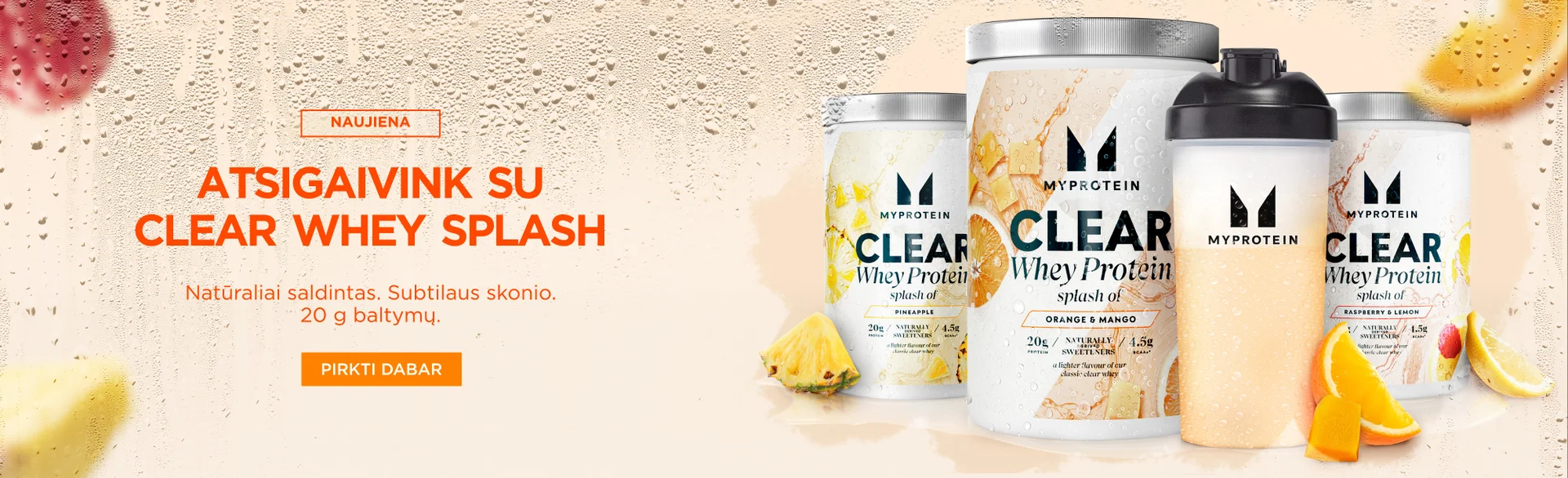 Discover the entire clear protein range